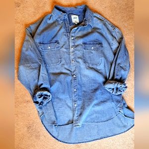 Aerie Blue Jean shirt XL